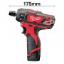 Шуруповерт мом. 30 Нм, MILWAUKEE M12 BD-0 4933441910