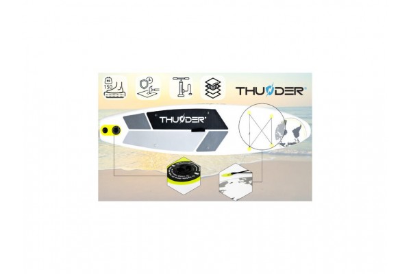 SUP-дошка THUNDER PLANET-LIME 320 SUP-дошка THUNDER PLANET-LIME 320