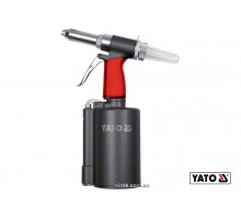 Пневмозаклепочник YATO для заклепок 2.4-6.4 мм 0.99 л/хв