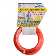 Жилка для тримера "ЗІРКА" TM VIROK : Ø= 2.0 мм, l= 15 м