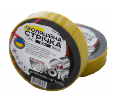 Стрічка ізоляційна VIROK : 15мм х 10 м (18мкм) ЖОВТА [15/240]