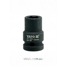 Головка торцева ударна шестигранна YATO 1/2" М13 х 39 мм
