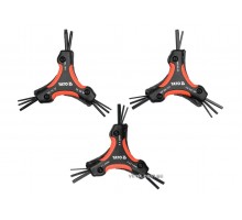 Набір ключів шестигранних YATO HEX H1.5-H6 TORX T9-T40 26 шт