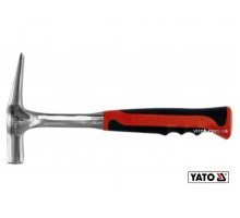 Молоток муляра YATO з металевою ручкою 382 мм 600 г