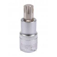 Головка торцева з насадкою викрутковою TORX YATO 1/2" Т55 х 55 мм