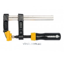 Струбцина F-подібна VOREL 1500 x 120 мм TUV/GS