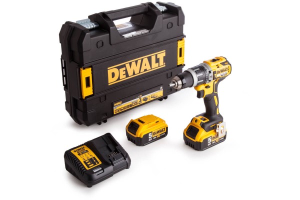 Дриль-шурупокрут акумуляторний безщітковий ударний DeWALT DCD796P2