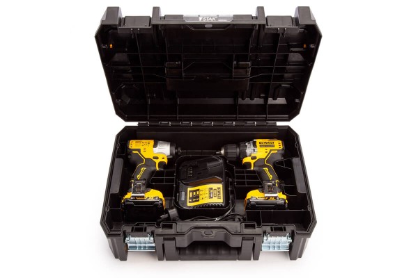 Набір з двох інструментів безщіткових DeWALT DCK2110L2T