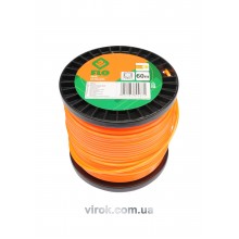 Жилка для тримера квадрат із серцевиною на котушці FLO 3 мм х 60 м