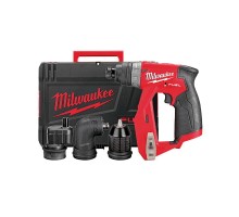 Дриль-шурупокрут акумуляторний MILWAUKEE, M12 FDDXKIT-0X, 34Нм (4 насадки FIXTEC, HD кейс)