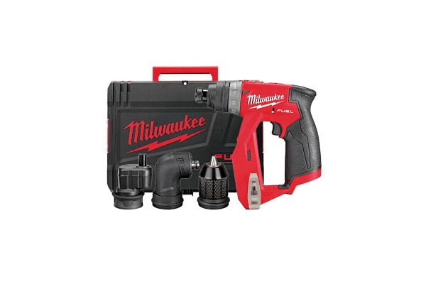 Дриль-шурупокрут акумуляторний MILWAUKEE, M12 FDDXKIT-0X, 34Нм (4 насадки FIXTEC, HD кейс)