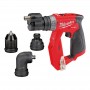 Дриль-шурупокрут акумуляторний MILWAUKEE, M12 FDDXKIT-0X, 34Нм (4 насадки FIXTEC, HD кейс)