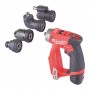 Дриль-шурупокрут акумуляторний MILWAUKEE, M12 FDDXKIT-0X, 34Нм (4 насадки FIXTEC, HD кейс)