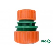 Муфта сполучна 2-х водяних шлангів 1/2"-3/4" FLO пластикова