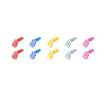 Кліпса для кольорового маркування ручки KNIPEX 00 61 10 C V01 ColorCode, MIX 10шт.