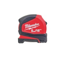 Рулетка Pro Compact MILWAUKEE, 5м/16фт, (25мм)