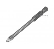 Свердло по склу і кераміці STHOR 6 x 75 мм HEX-1/4" YG6X