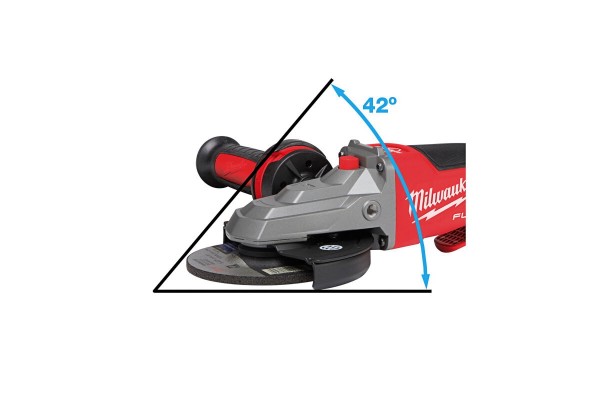 Кутошліфувальна машина MILWAUKEE 125 мм с плоским редуктором M18FSAGF125XPDB-0X (+ рукоятка, зах. ко