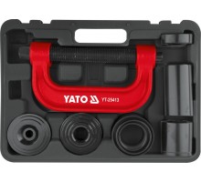 Прес різьбовий для штифтів і втулок YATO з направляючою Ø= 22 мм l= 130 мм, компл. 9 елем.