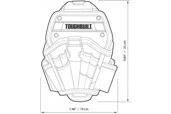 Швидкознімна кобура для великого дриля Toughbuilt ClipTech (TB-CT-20-L)