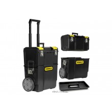 Ящик для інструментів на колесах STANLEY "Mobile WorkCenter" 47.5 х 28.4 х 57 см 3 секції