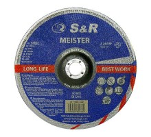 Круг зачисний по металу S&R Meister A 24 R BF 230x6,0x22,2(131060230)