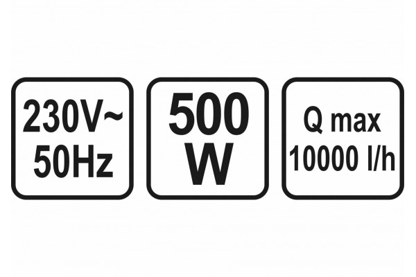 Насос для брудної води STHOR 500 Вт 10000 л/год 13.5 м