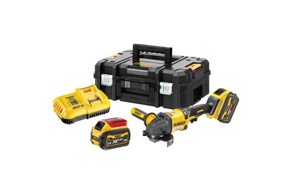 Шліфмашина кутова - болгарка акумуляторна безщіткова DeWALT DCG418T2