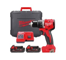 Дриль-шурупокрут акумуляторний безщітковий MILWAUKEE M18 BLDDRC-202C 61Нм (+ заряд.пристрій, 2 акум.