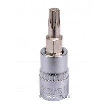 Головка торцева з насадкою викрутковою TORX YATO 1/4" Т25 х 37 мм