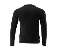Футболка чорна, з довгими рукавами YATO розм. 2XL/ 78 см х 61 см, 100%- бавовна [40]
