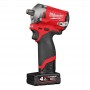 Гайкокрут акумуляторний 1/2\" MILWAUKEE, M12 FIWF12-422X, 339 Нм, (+ заряд.пристрій, 2 акум., HD кейс