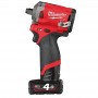 Гайкокрут акумуляторний 1/2\" MILWAUKEE, M12 FIWF12-422X, 339 Нм, (+ заряд.пристрій, 2 акум., HD кейс