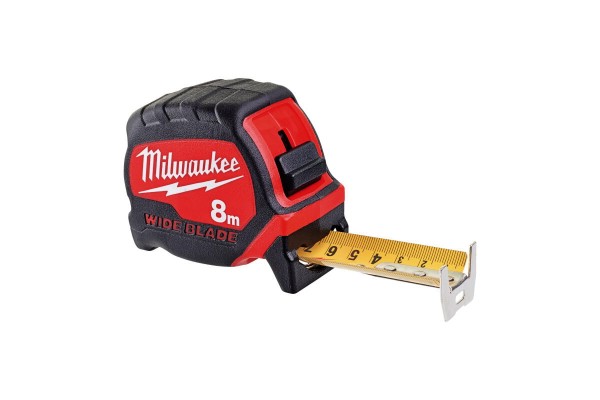 Рулетка метрична MILWAUKEE WIDE BLADE, 8м (33мм)