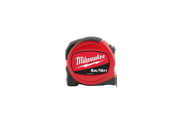 Рулетка MILWAUKEE SLIMLINE S5-16/25 5 м/16\" 48227717