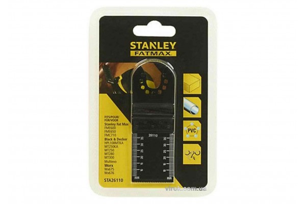 Пила-насадка для реноватора STANLEY Bi-Metal 18TPI 32 x 40 мм