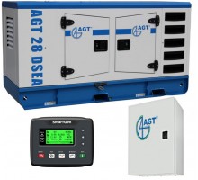 Дизельний генератор AGT 28 DSEA (AGT28DSEAP/42) + блок автоматики ATS42/12 + HGM4020N