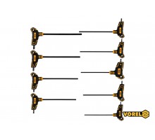 Набір ключів TORX Т-подібних VOREL Т10-T50 100-200 мм 9 шт