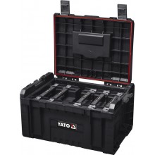 Ящик з 5 секціями для органайзерів YATO 240х 450х 320 мм, 23В для складаних модулів S12, S1