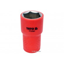 Головка торцева шестигранна діелектрична YATO 1/2" М21 х 55/38 мм VDE до 1000 В