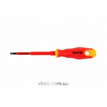 Викрутка діелектрична плоска YATO SL5.5 x 125 мм VDE до 1000 В