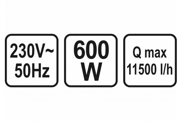 Насос для брудної води STHOR 600 Вт 11500 л/год 14 м