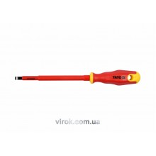 Викрутка діелектрична плоска YATO SL6.5 х 150 мм VDE до 1000 В