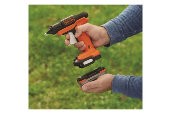 Пістолет клейовий акумуляторний BLACK+DECKER BDCGG12N