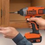 Шурупокрут ударний акумуляторний безщітковий BLACK+DECKER BDCIM18N