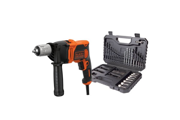 Дриль мережевий ударний BLACK+DECKER BEH850