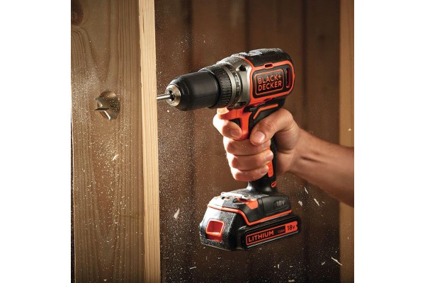 Дриль-шурупокрут акумуляторний безщітковий BLACK+DECKER BL186N