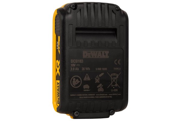 Набір акумуляторних батарей DeWALT DCB183D2