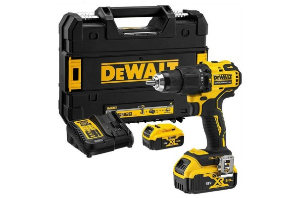 Дриль-шурупокрут акумуляторний безщітковий ударний DeWALT DCD709P2T