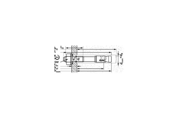 Анкер-болт m2 10х140/60 Mungo 3201014